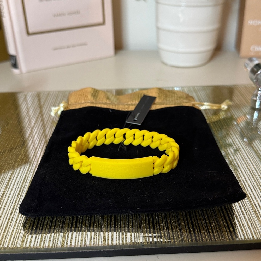 Marc by Marc Jacobs Silicone Bracelet - Safety Yellow -  NWT